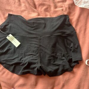 Anthropologie NWT ribbed soft pajama lounge short
